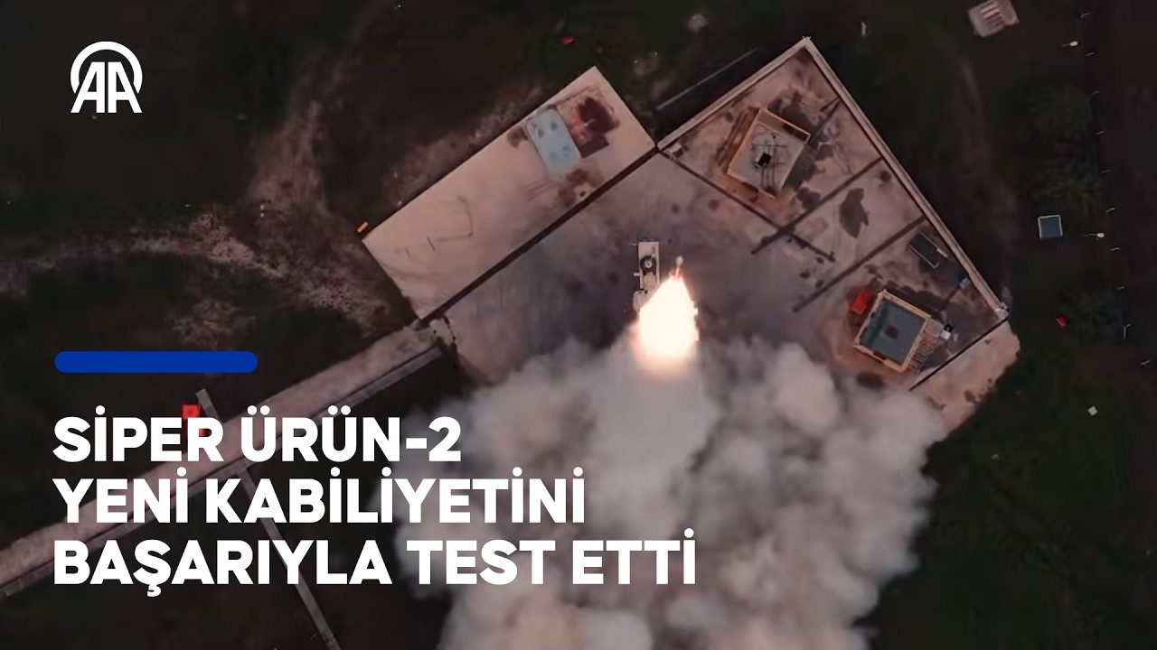 SİPER-2 Füzesi, Uçuş Sırasında Hedef Değiştirme Kabiliyetini Başarıyla Test Etti
